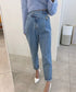 Tapered Denim Pants